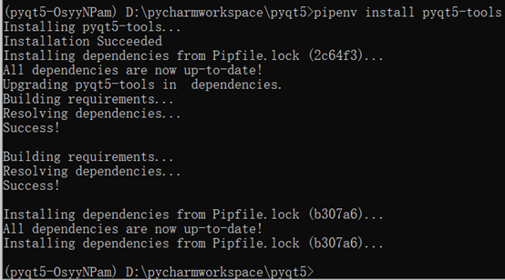4windows安装PyQt5-安装PyQt5-tools