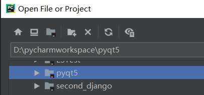 6windows安装PyQt5-打开pyqt5项目1